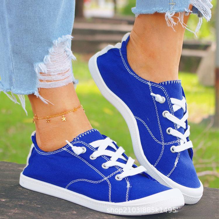 Men Women Casual Flat Shoes New Canvas Ideal for Casual Occasions and Daily Matching Lightweight Design for Easy Wear 36