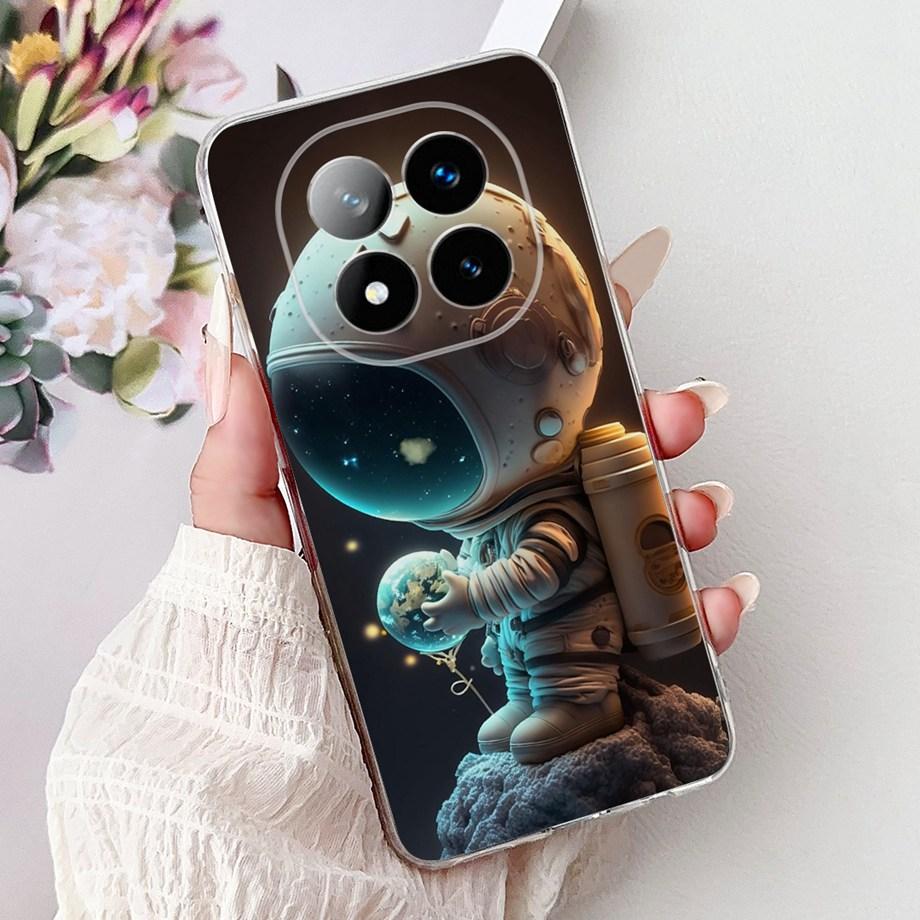 For Xiaomi Redmi Note 14 14Pro 14 Pro+ Plus Case Cute Animals Tiger Lion Dragon Cartoon Phone Cover Soft TPU Matte Silicone Capa