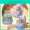 Versatile Cartoon Charming Backpack For Young Kids In Soft Pastel Color Variants