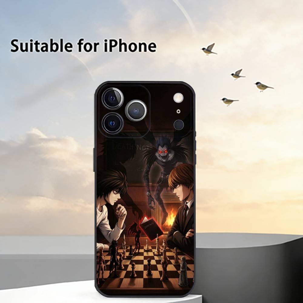 Death Note Amime Phone Case For iPhone 17, 16,15,14,13,12,11 Plus,Pro Max, Others Soft Black Cover