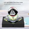LED Light Lamp Display Stand   Glass Art Base Holder   (Colorful Light S)