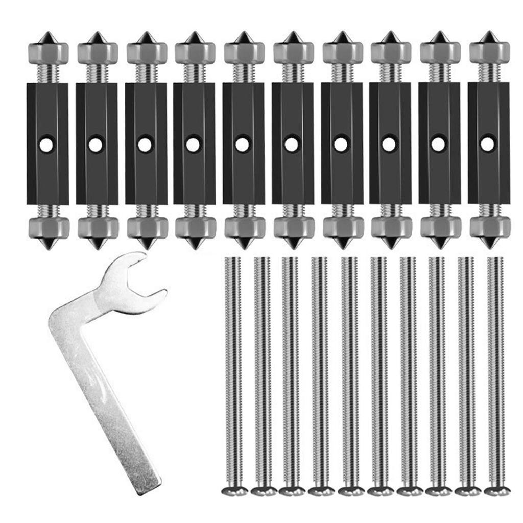 10Pcs Adjustable Cassette Screws Support Rod 86/118 Type Cassette Repair Device Wall Electrical Box Screw Tool Enduring