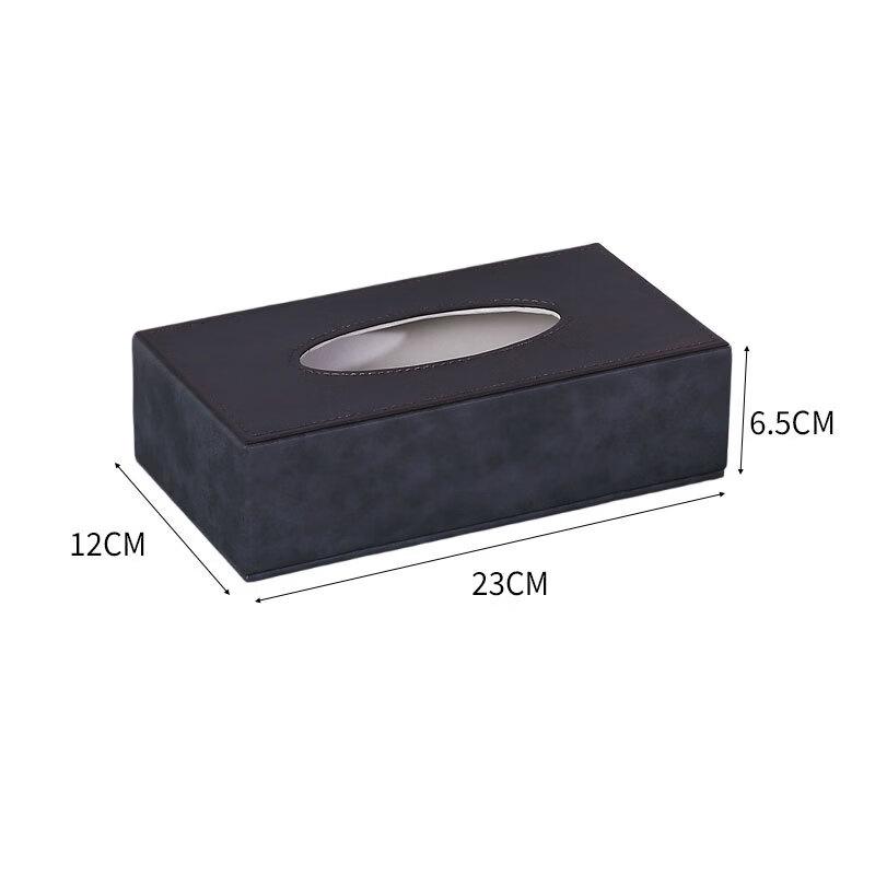 Driane Light Luxury Leather Tissue Box