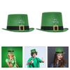 Festival Grön Hatt Platt Topphatt Karnevaler Festlig Hatt StPatrick Helgdekoration