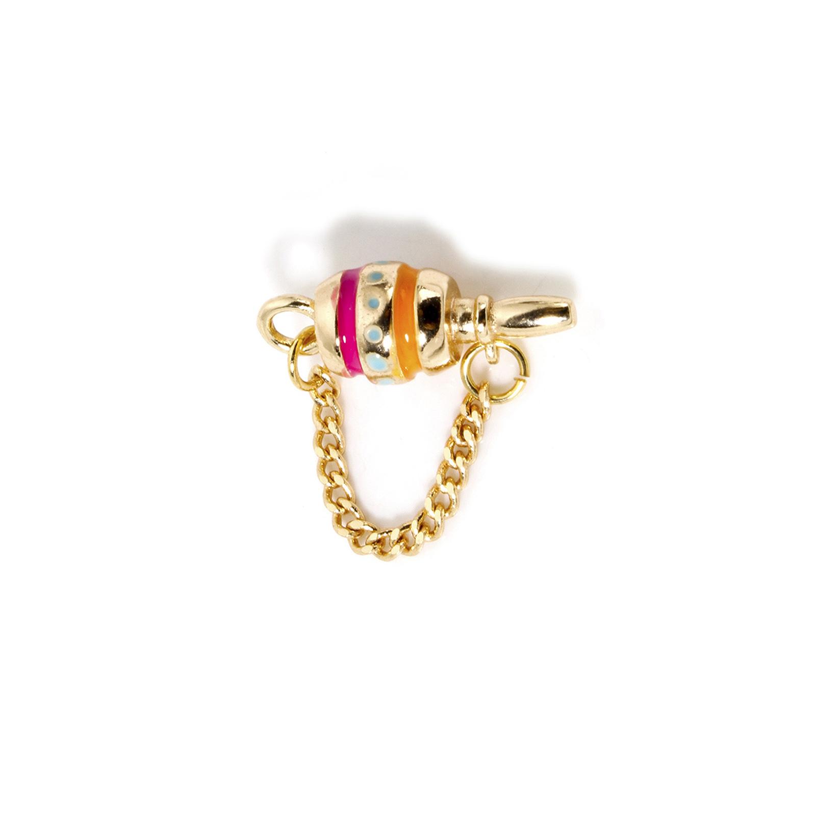 

Creative Brass Charms 18K Real Gold Plated Multicolor Enamel Cute Doll Pendants For DIY Necklace Bracelets Jewelry Making