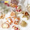 Christmas Atmosphere Balloon Dog Small Pendant Christmas Tree Snowflake House Pendant Small Ornament Wreath Accessory