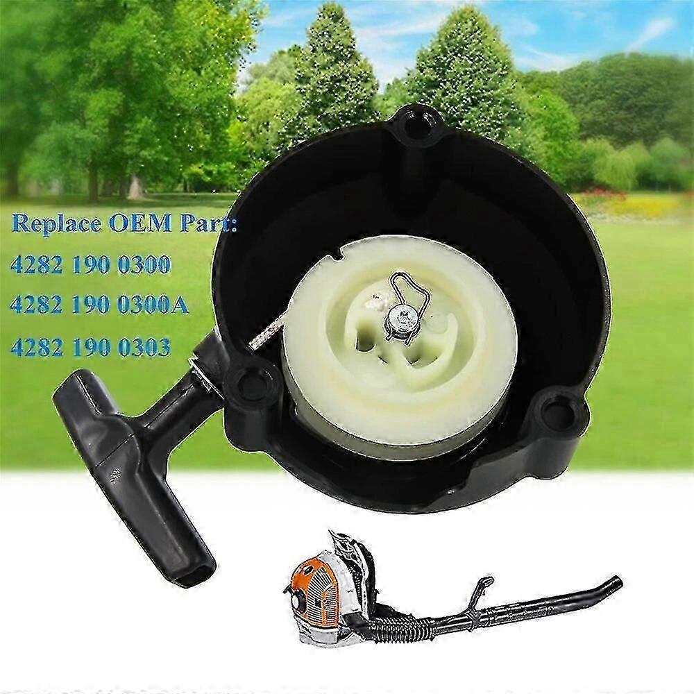 Recoil Starter Assembly for Stihl Backpack Blower BR500 BR550 BR600 Pull Start Replaces 4282 190 0300