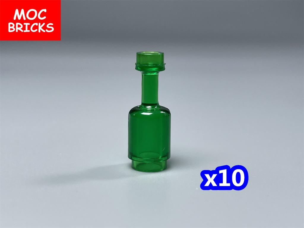 MOC Bricks DIY City Figures Parts Wine Drink Bottle Cup Building Block Mini Printed Bricks 95228 Supermarket Friends Toys