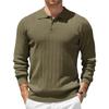 Mens   Shirts Classic Long Sleeve Buttons Fitness Workout T-Shirts Casual Fall Gym Muscle Fit Sports Tops