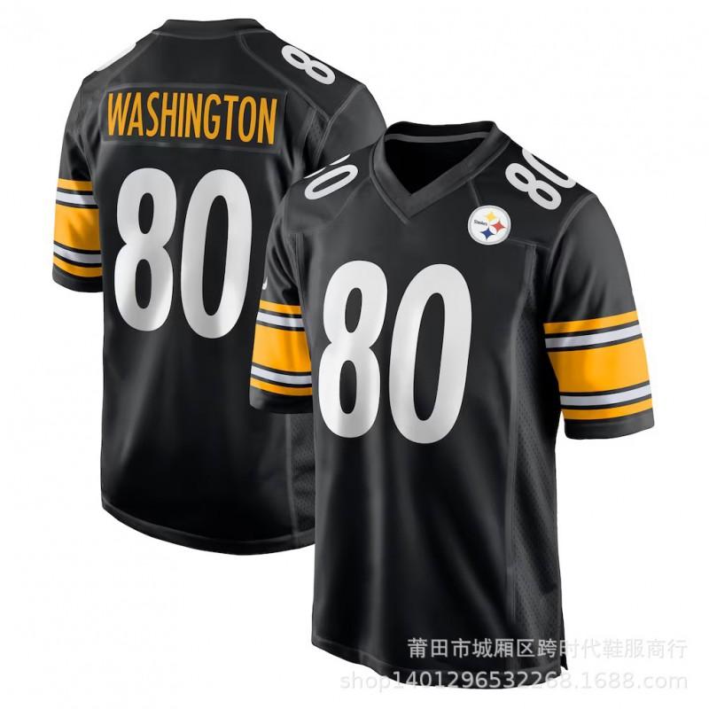 Pittsburgh Steelers NFL Football Jersey Custom Embroidered 8 Rodgers 4 Metcalf Fan Apparel Men