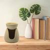 Essential Oil Burner Ceramic Tealight Candle Holder Decorative Aroma Burner Ceramic Oil Diffuser for Living Room Yoga Room
