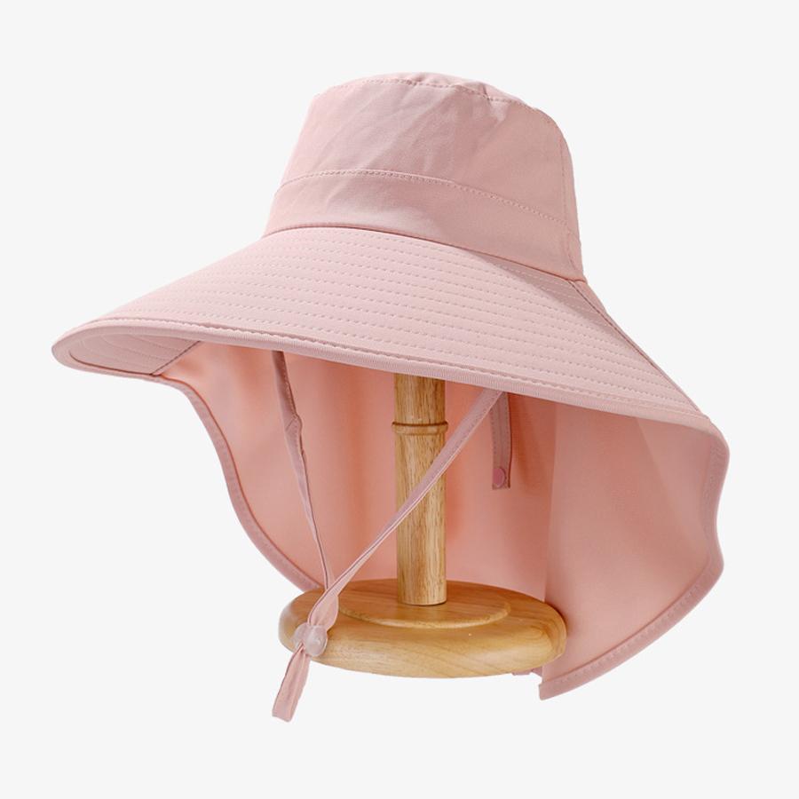 Pălărie cu șal de protecție solară de vară în aer liber Pălărie de drumeție în coadă de cal cu două scopuri Pălărie de pescar
