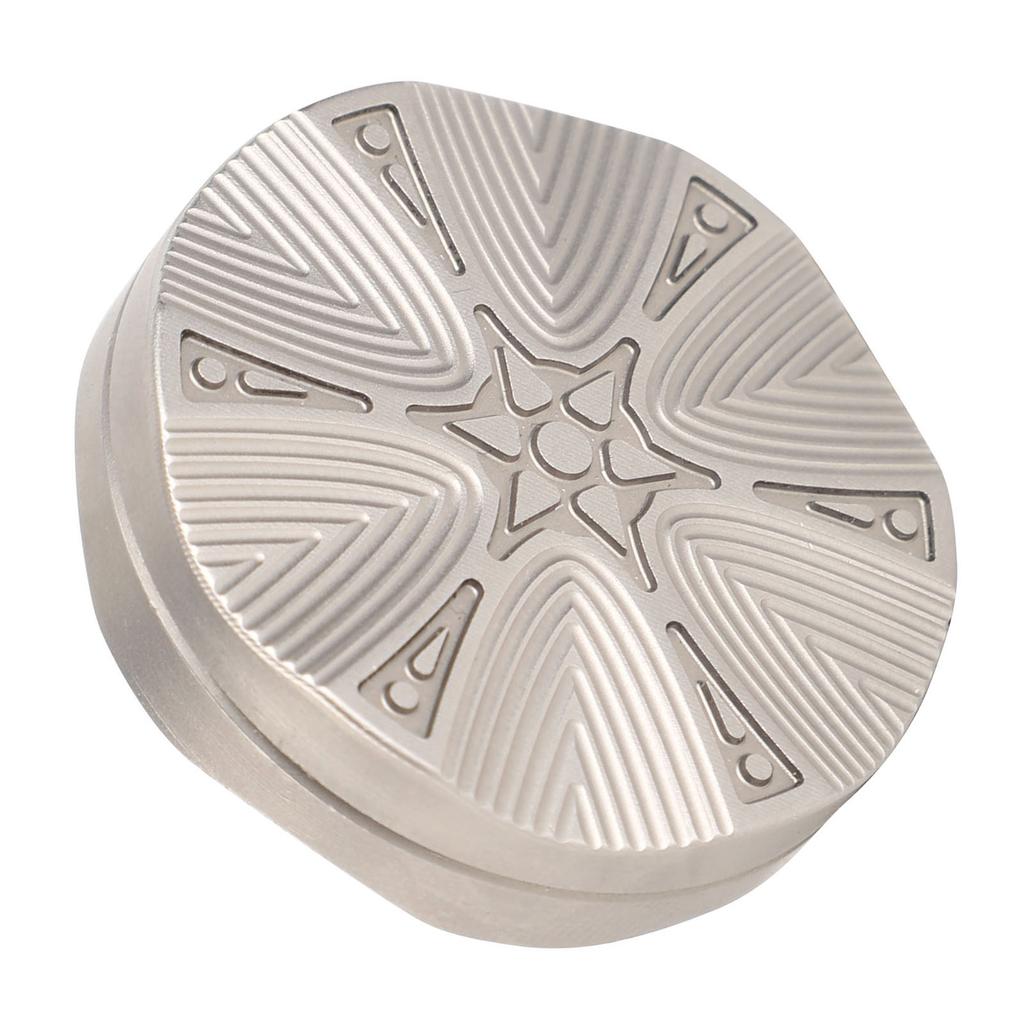 Pièce de monnaie haptique en métal pour le bout des doigts, pour hommes et femmes, portable, pour le bureau, soulagement du stress et de l'anxiété, avec curseur magnétique