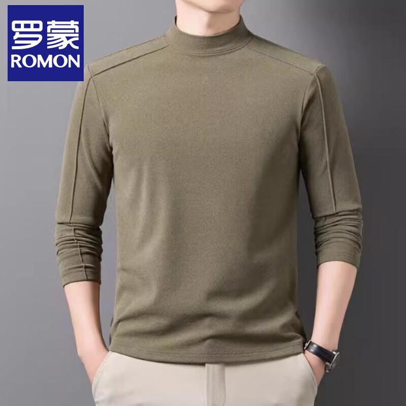 Luomeng Men s Thermal Fleece-Lined Crew Neck Sweatshirt 2XL