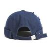 Denim Brimless Hat Dome Bucket Cap Simple Melon Docker Cap  Streetwear