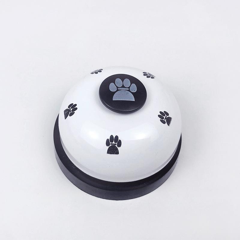 Haustiere läuten die Glocke, um Futter zu bestellen, Hunde- und Katzentrainer-Artefakt, pädagogisches Spielzeug, Essensglocke, Pfotenabdruck-Glocke, Hundespielzeug