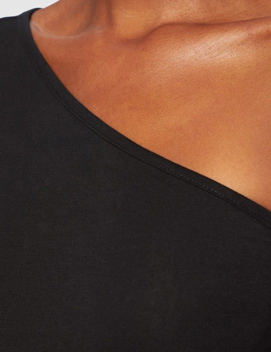 T-shirt Urban Classics - TB3212 - Oberteil Ladies Asymmetric Longsleeve T-Shirt Femme