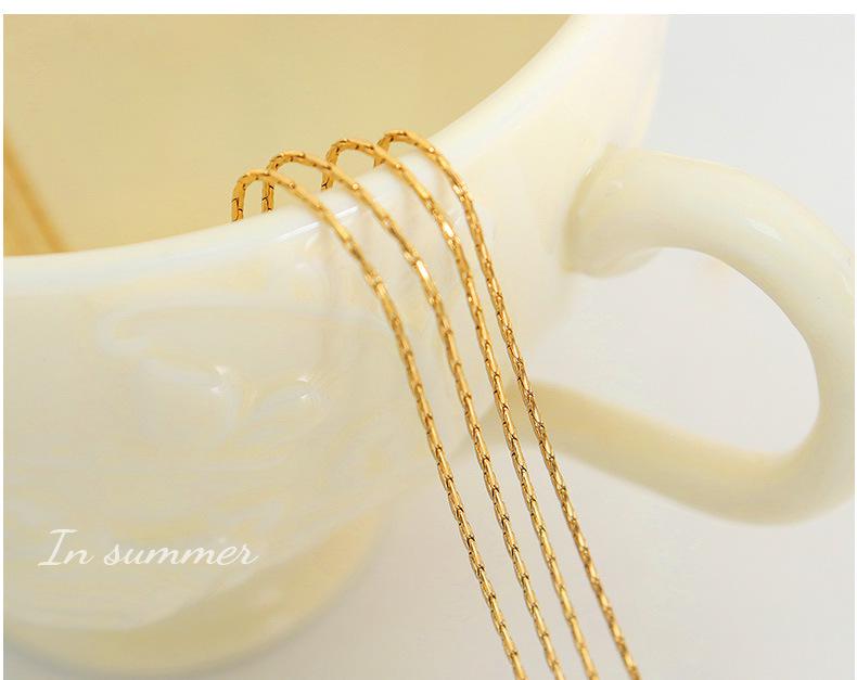 Gold-Plated Double Layer Clavicle Necklace - Fade-Resistant, Personalized Design