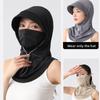 Ice Silk Balaclava Hat Dual Use Sunscreen Full Face Cover Thin Cycling Sun Protection Mask Hiking
