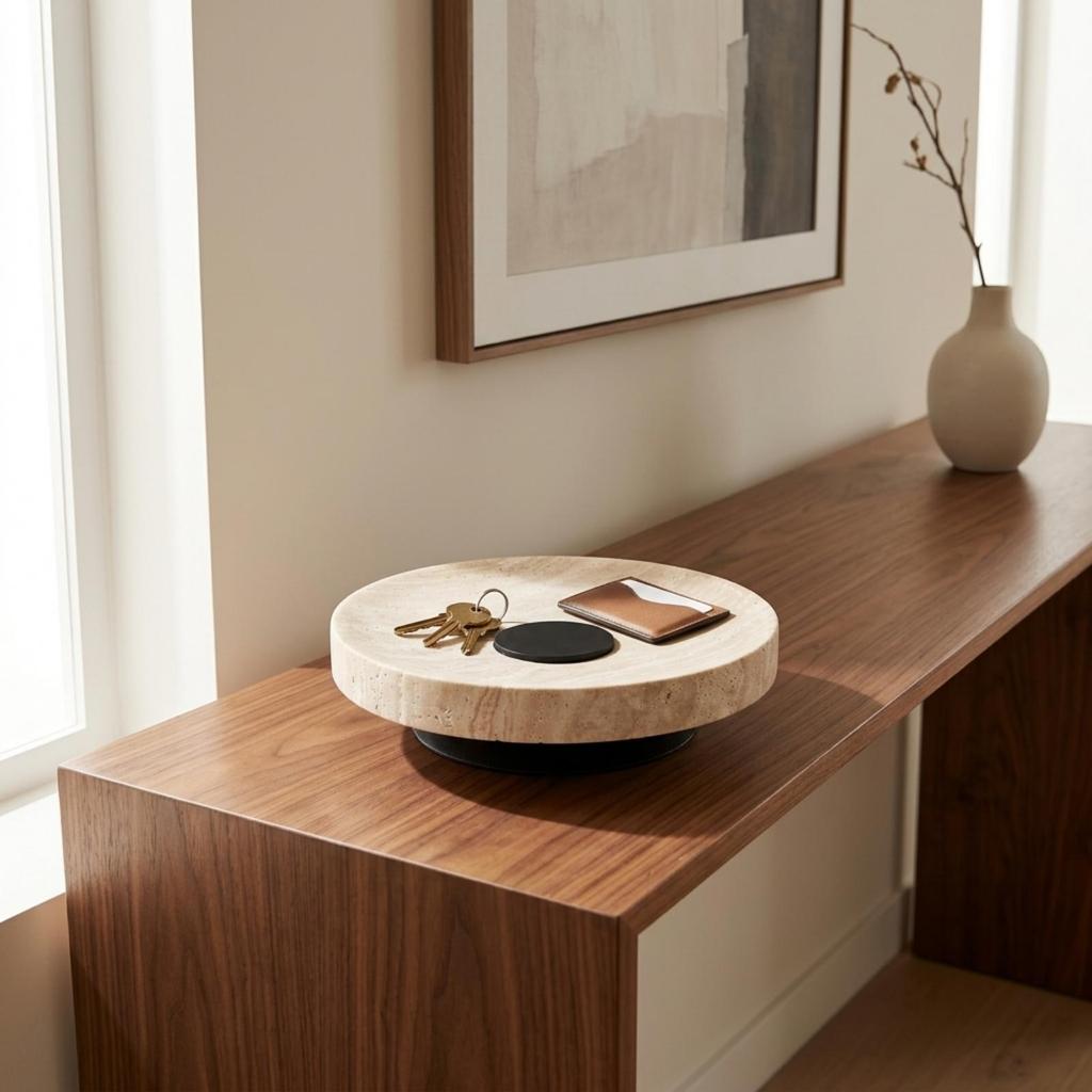 Sculptural Tabletop Tray Natural Decor Decorative for Entryway Console
