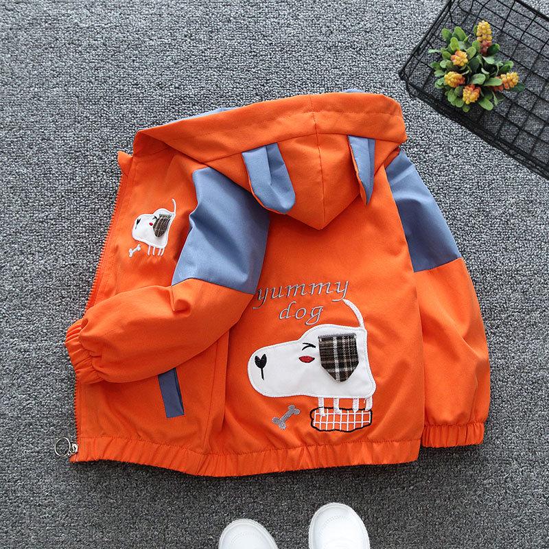 

Трендовые весенне-осенние куртки с капюшоном для мальчиков и девочек - Модные мультяшные дизайны для детей 120 cm