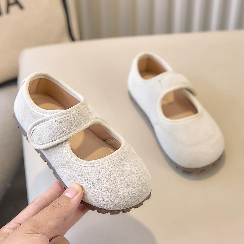 Mädchen Herbst Woll Ballerinas - Weiche Sohle Leder Prinzessin Schuhe