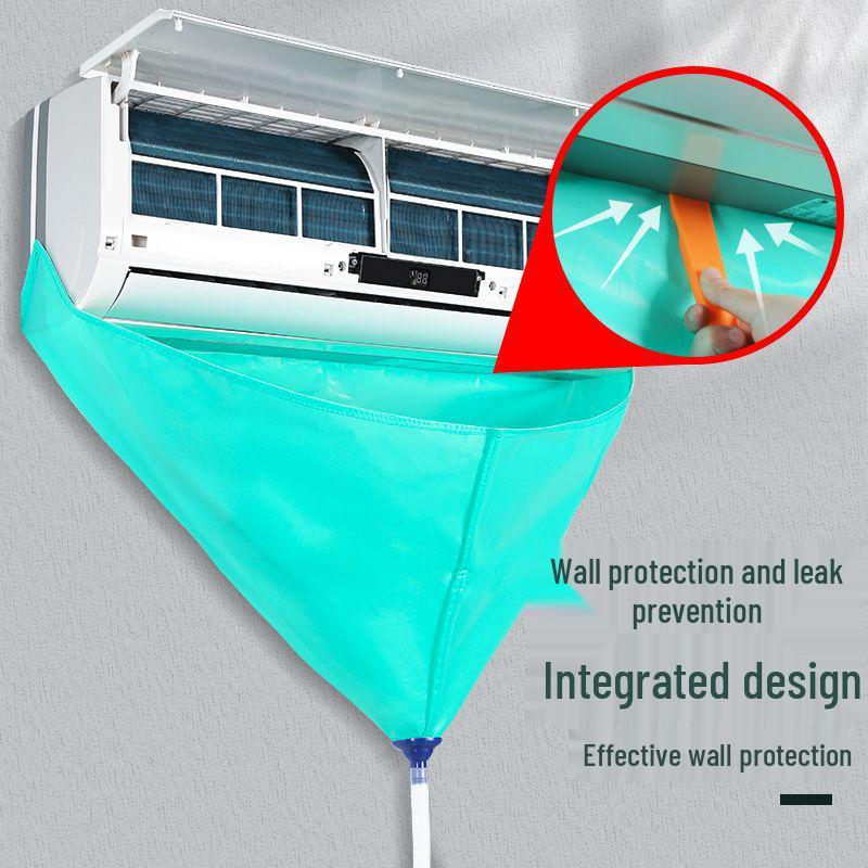 Wall-Mounted Air Conditioner Cleaning Kit with Waterproof Cover