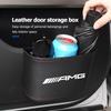 Car Door Storage Bag Drink Waste Card Key Sunglasses Holder For Mercedes Benz AMG C180 C300 W124 W176 W177 C200 C260 GLC CLE CLA