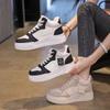 2025 winter velvet warm platform cotton shoes women's Korean version high-top ins tide student leisure sports women's shoes K2705