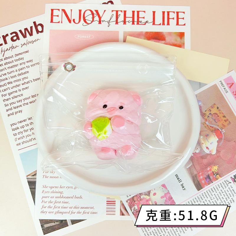 Jichao Rabbit Handmade Food-Grade Silicone Squeezing Toy Piglet Cream Mud Stress Relief Squeezing Toy