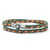 Minimalist Elegant Double Layer Ethnic Fabric Braided Bracelet Unisex Fashion Wrist Jewelry Gift For Men Women Handmade Bangle