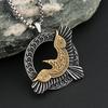 Norse Mythology Eagle Necklace Stainless Steel Viking Odin Raven Pendant for Men Cool  Amulet Jewelry Gifts Dropshipping