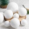6Pcs 4/6/8CM White Christmas Balls Deaoration Hanging Xmas Tree Ornaments Pendants for Home 2026 New Year Navidad Party Decor