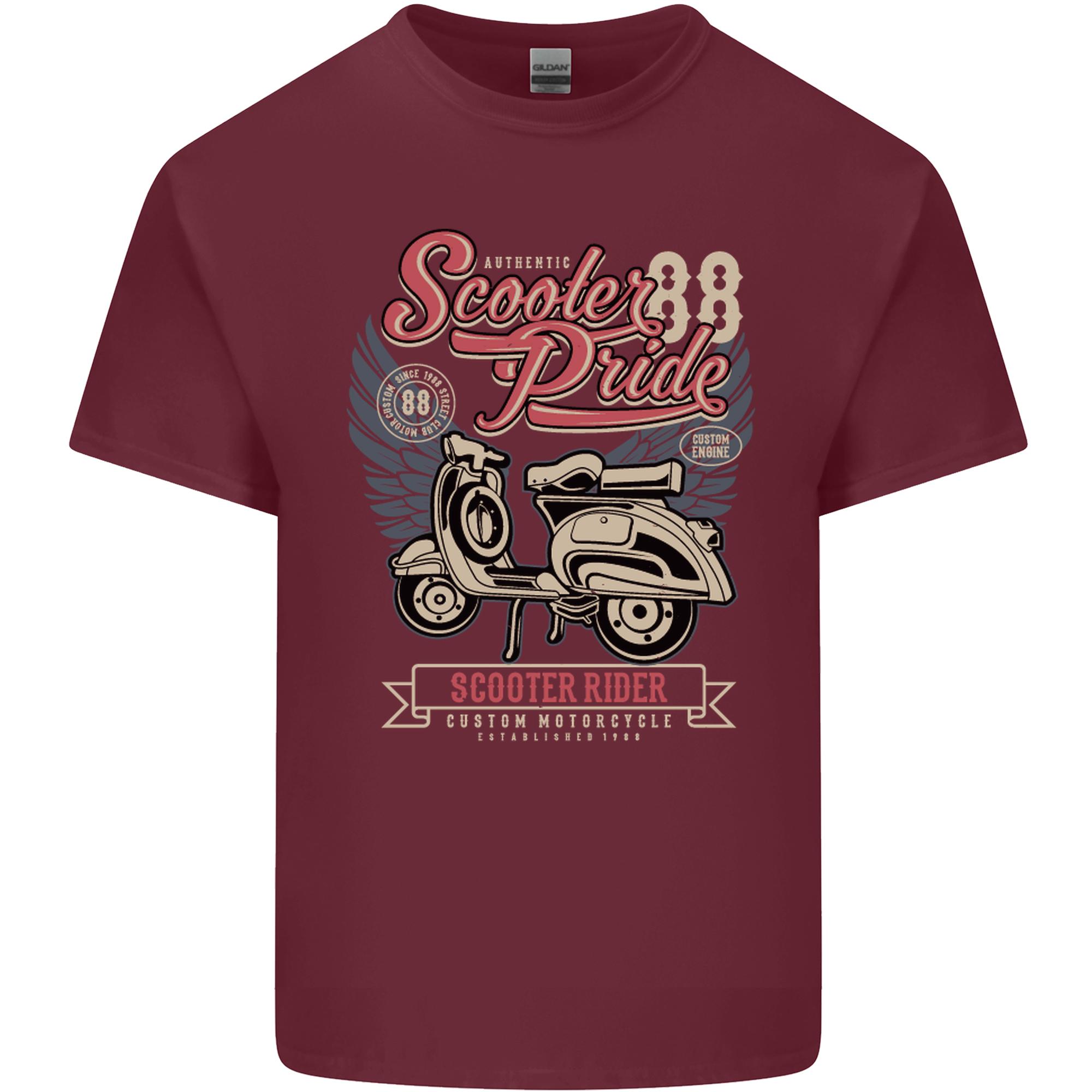 Scooter Pride 88 Motorbike Motorcycle Unisexs Light Cotton TShirt S