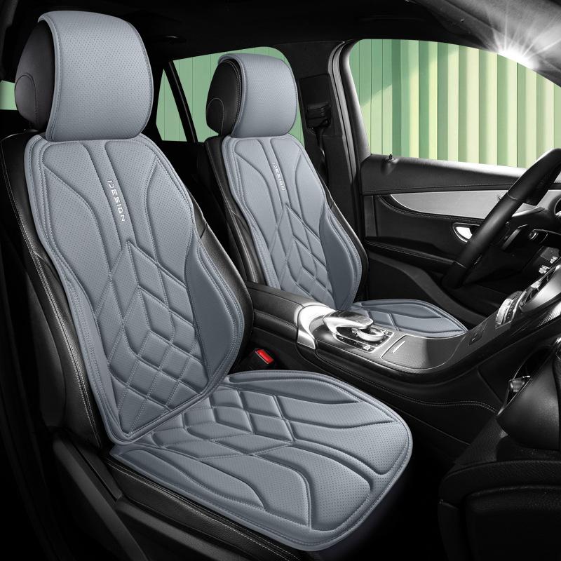 Universal Genuine Leather Auto Seat Case Four Season Automotive Breathable Comfortable Saddle Pad Seat Covers Fit For Auto Seats Case Protective