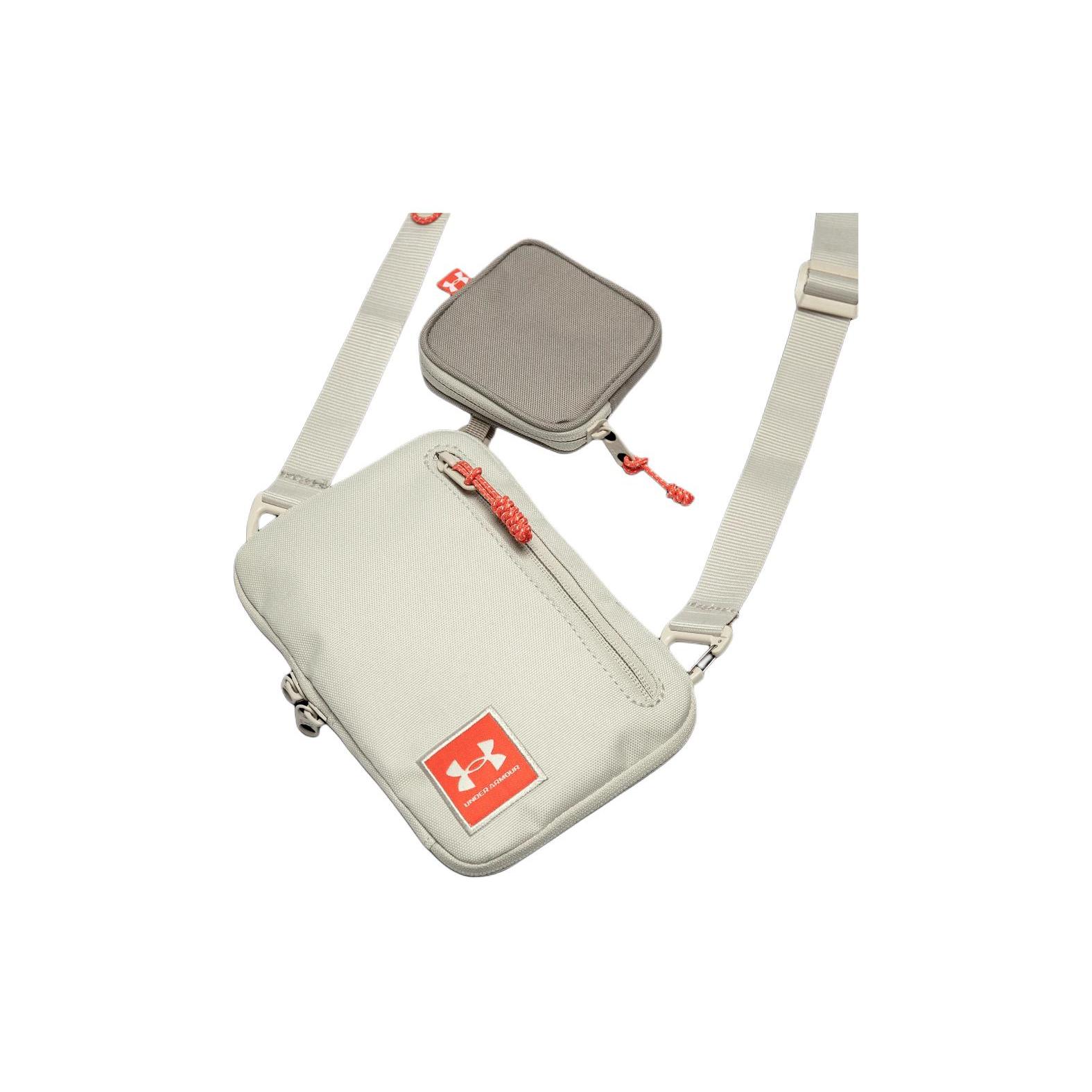 

Новая полиэстеровая сумка через плечо Under Armour, маленькая сумка кроссбоди, унисекс, розовый, серо-коричневый 1376465-273 18.0*1.5*11.9CM