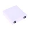 2-Port Terminalboks Type 86 ABS Optisk Terminal Forgreningsboks Hvid Plast Fiberoptisk Splejseboks Med Adaptere