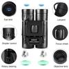 Hd Zoom 5000m/50000m Binoculars Telescope Folding Long-distance Vision Micro Telescope For Camping Outdoor Sports