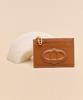 Athe Vanessabruno [Stamp] Brown Stamp Leather Zipper Single Card Wallet Aaho6F450W2
