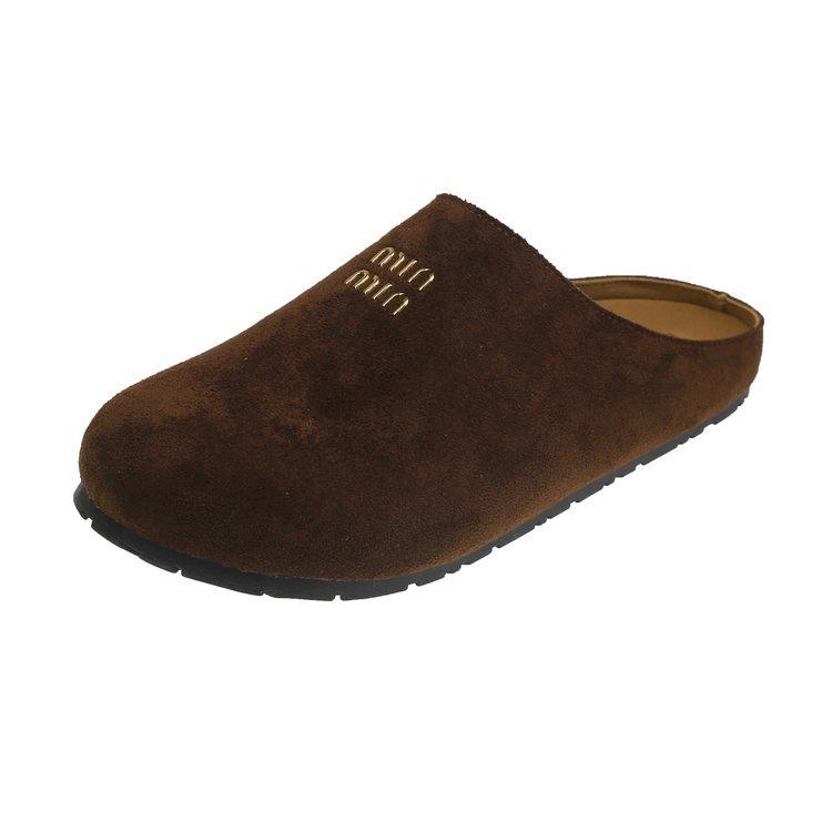 [Ushilai] French retro baotou one-pedal women's spring 2025 new outer wear casual versatile slippers