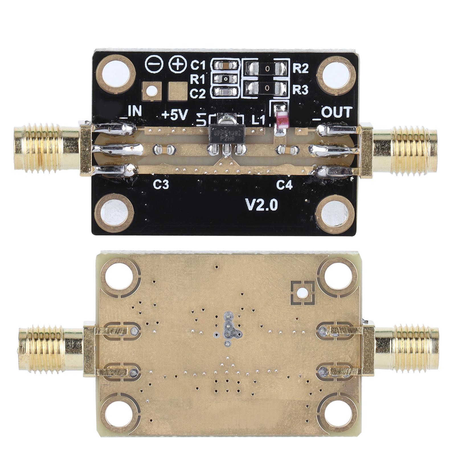 Module de carte amplificateur à large bande RF à gain élevé et faible bruit LNA avec bruit de 0,6 dB et gain de 19 dB pour communications sans fil et répéteurs