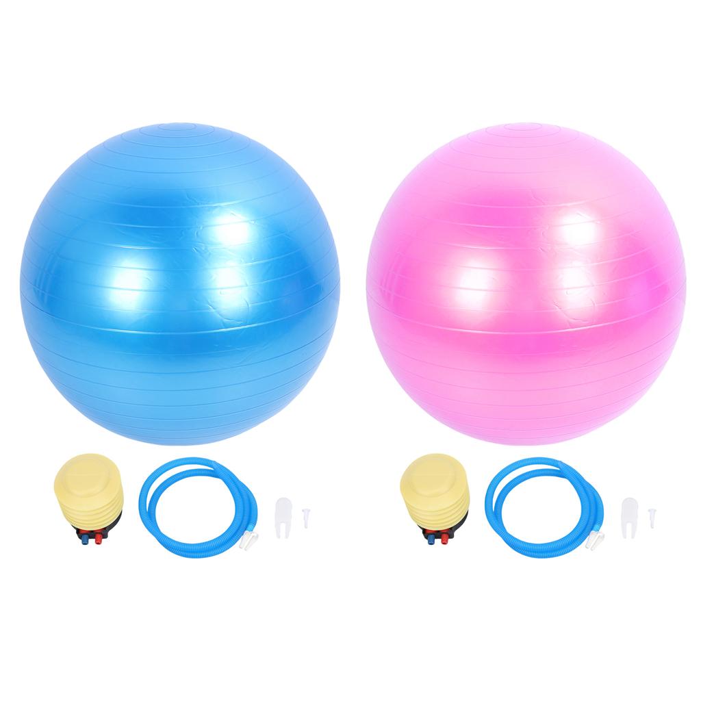 Extra Thick Exercise Ball PVC Anti Burst Inflatable Gym Ball with Pump for Pilates Balance Stability