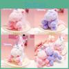 Original Charming Jinnew Plush Unicorn Keychain Colorful Stuffed Animal Accessory