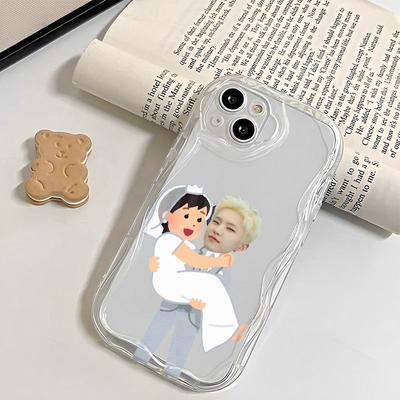 Phone Case For Iphone14 XS Plus 13 Max XR 12 7 X Pro 8 11 Straight TPU Case Cover Korean Style