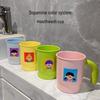 Dopamine Toothbrush & Mouthwash Cup Set - Cute Bathroom Holder for Kids and Couples