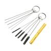 Windscreen Washer Tool Convenient and Effective Car Windscreen Jet Nozzle Washer Cleaning Tool with 11 Sizes of Brush and Needle