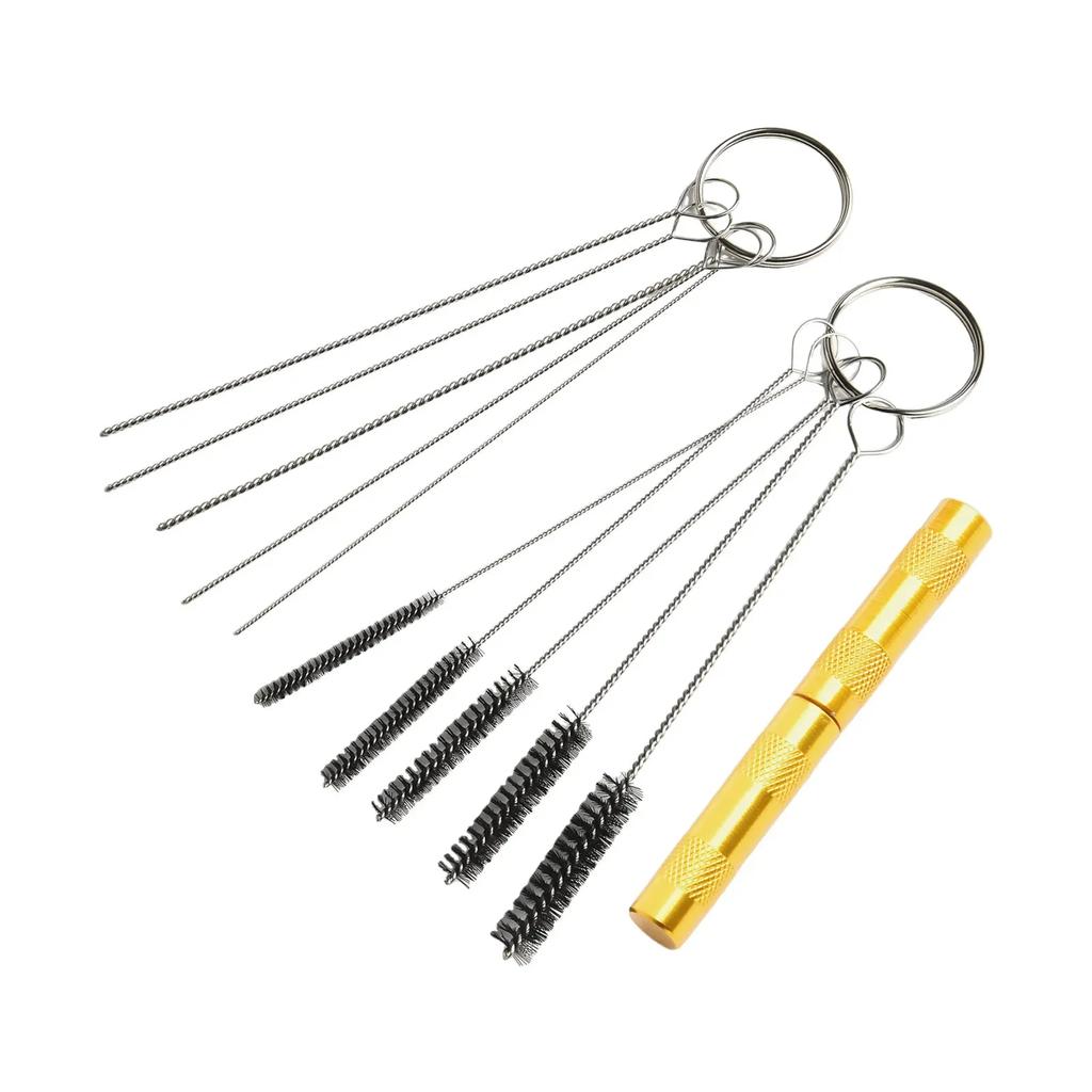 Windscreen Washer Tool Convenient and Effective Car Windscreen Jet Nozzle Washer Cleaning Tool with 11 Sizes of Brush and Needle