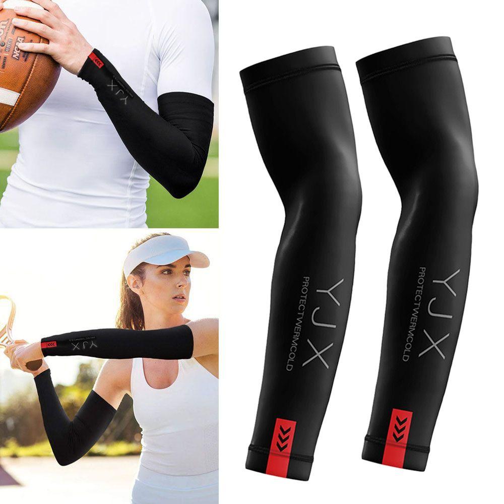 1Pair Elastic Summer Arm Sleeves Ice Silk Cycling Driving Gloves Sun Protection Arm Cover  Men Women