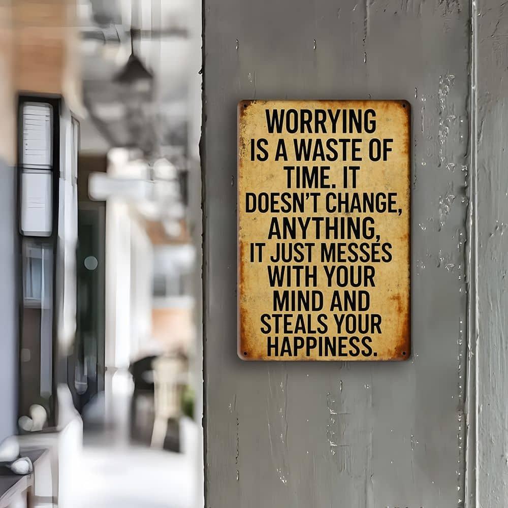 20x30cm Vintage Iron Wall Art for Bar & Cafe