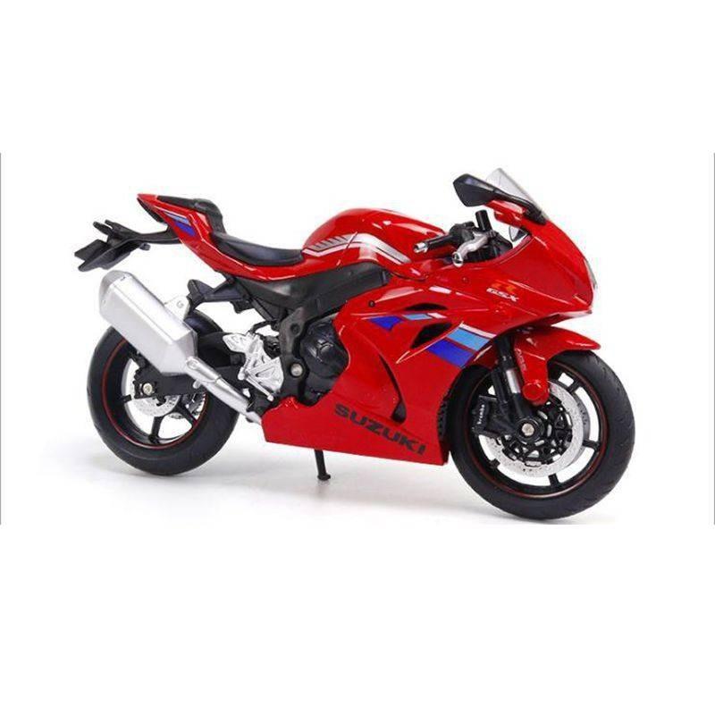 Motorcycle Model Alloy Toy With Inertia Function Design For Daily Gift Kids